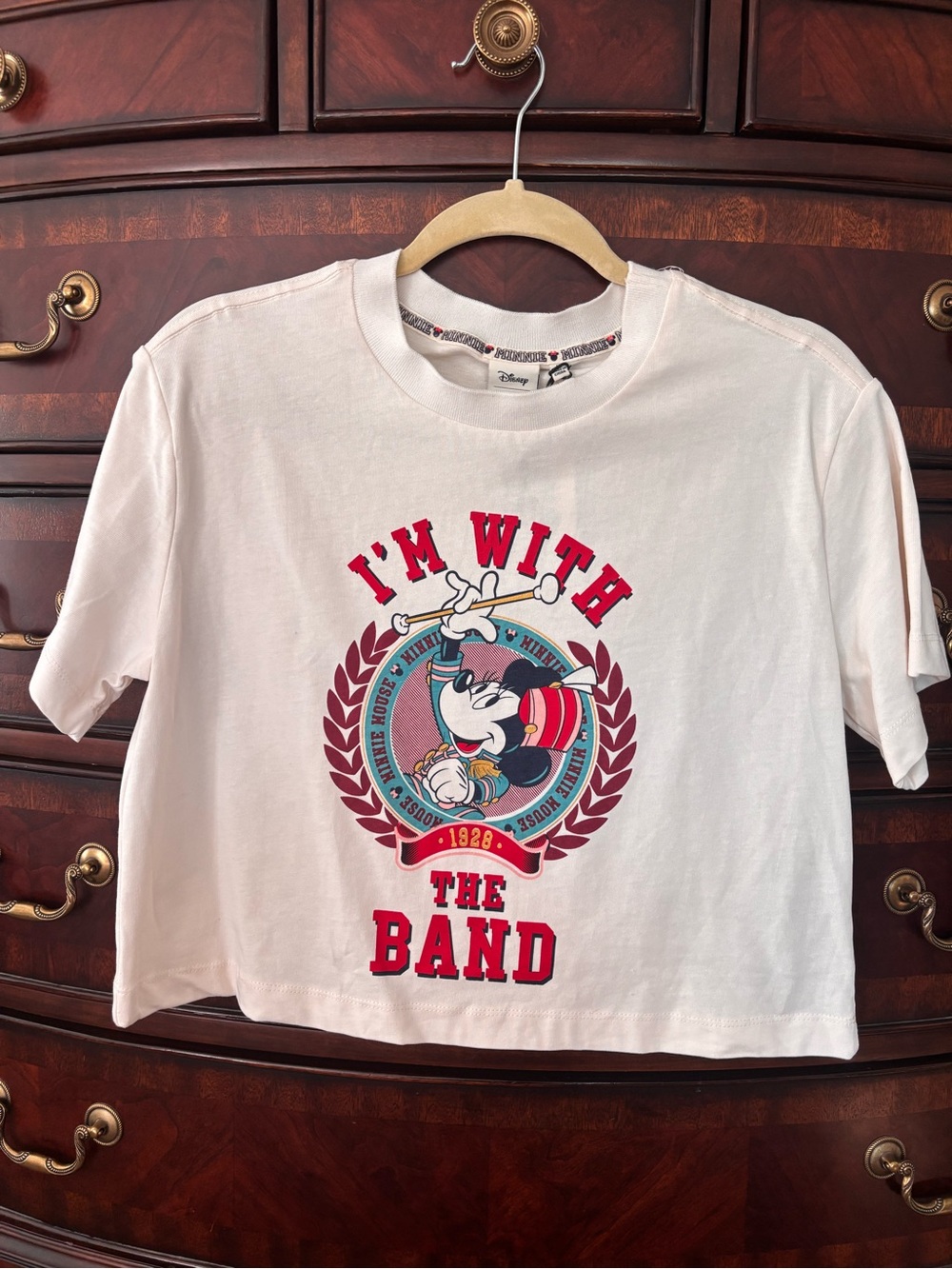 Disney x Macy's Minnie Mouse Crop T-Shirt size Medium women’s